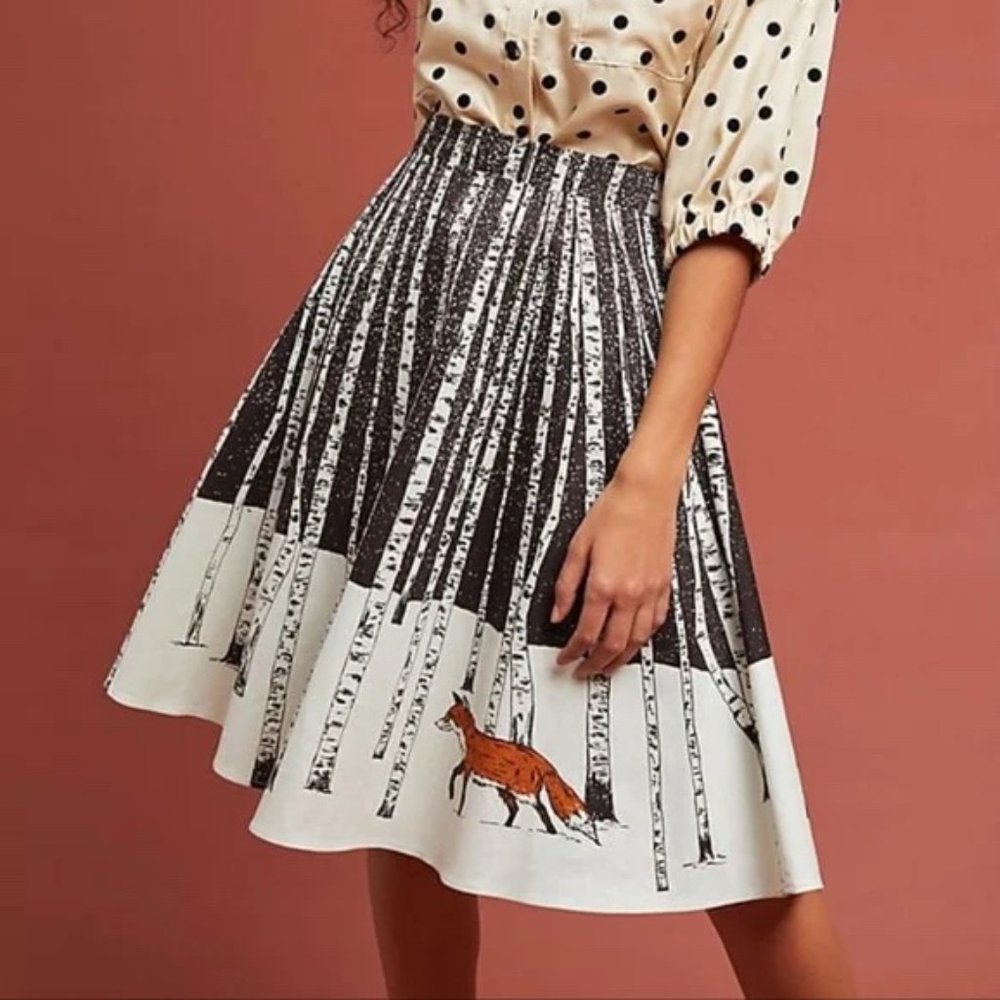Corey Lynn Calter Winter Fox Skirt size XL